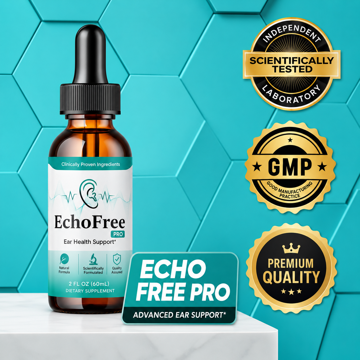 Zyvera EchoFree Pro™ | Silence The Ringing. Reclaim Your Peace.