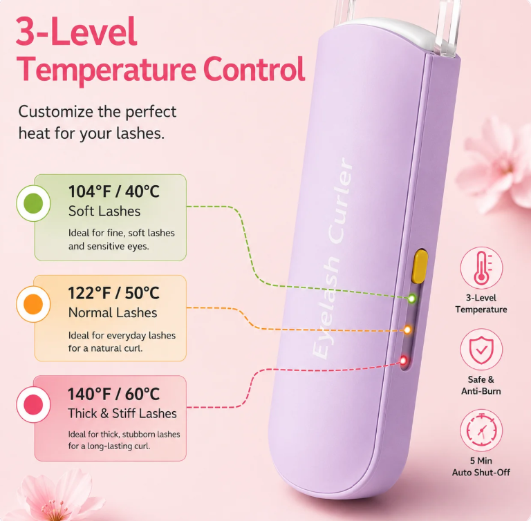 Zyvera™ Heated Lash Curler