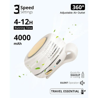 Zyvera™ CoolClip Pro™ | Personal Cooling Fan
