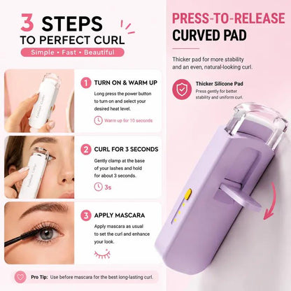 Zyvera™ Heated Lash Curler